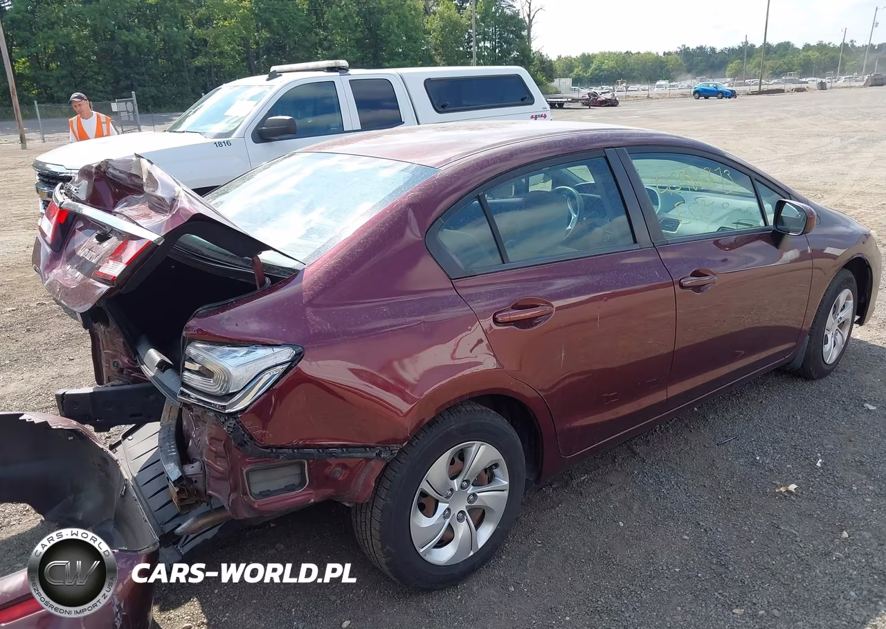 2014 Honda Civic Lx VIN:19XFB2F51EE262028 - 4