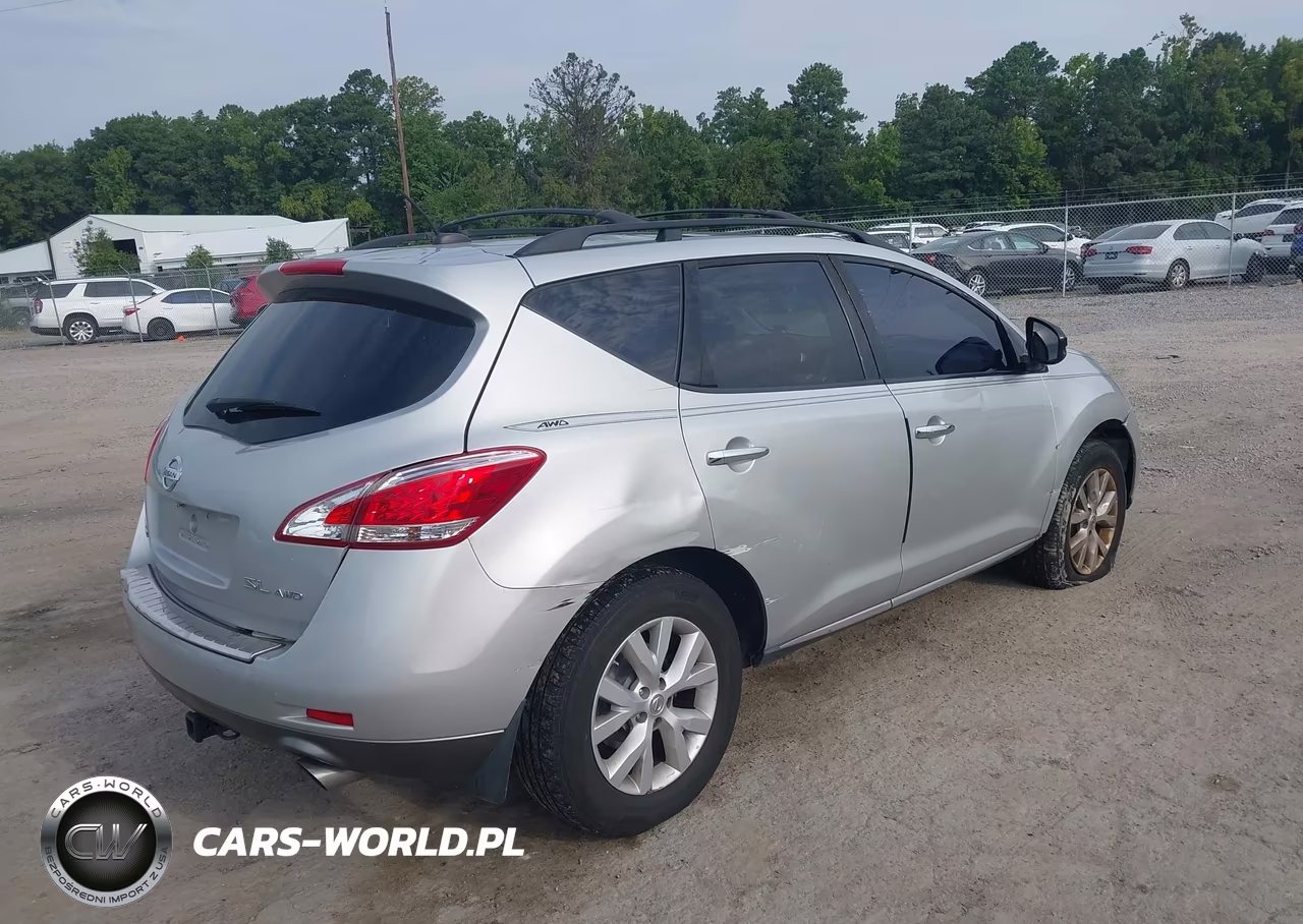 2011 Nissan Murano Sl VIN:JN8AZ1MW2BW167351 - 4