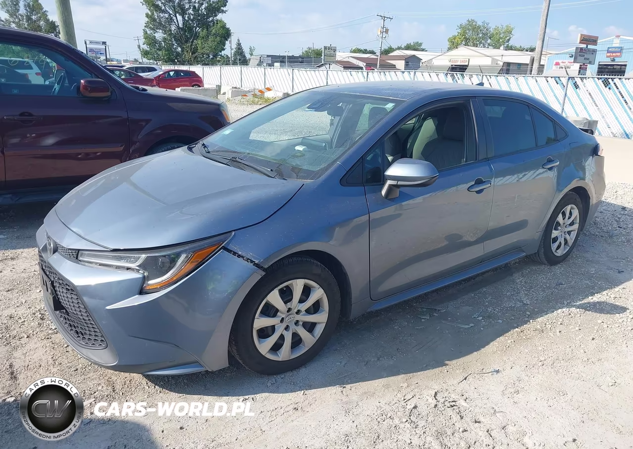 2021 Toyota Corolla Le VIN:5YFEPMAE1MP177641 - 2