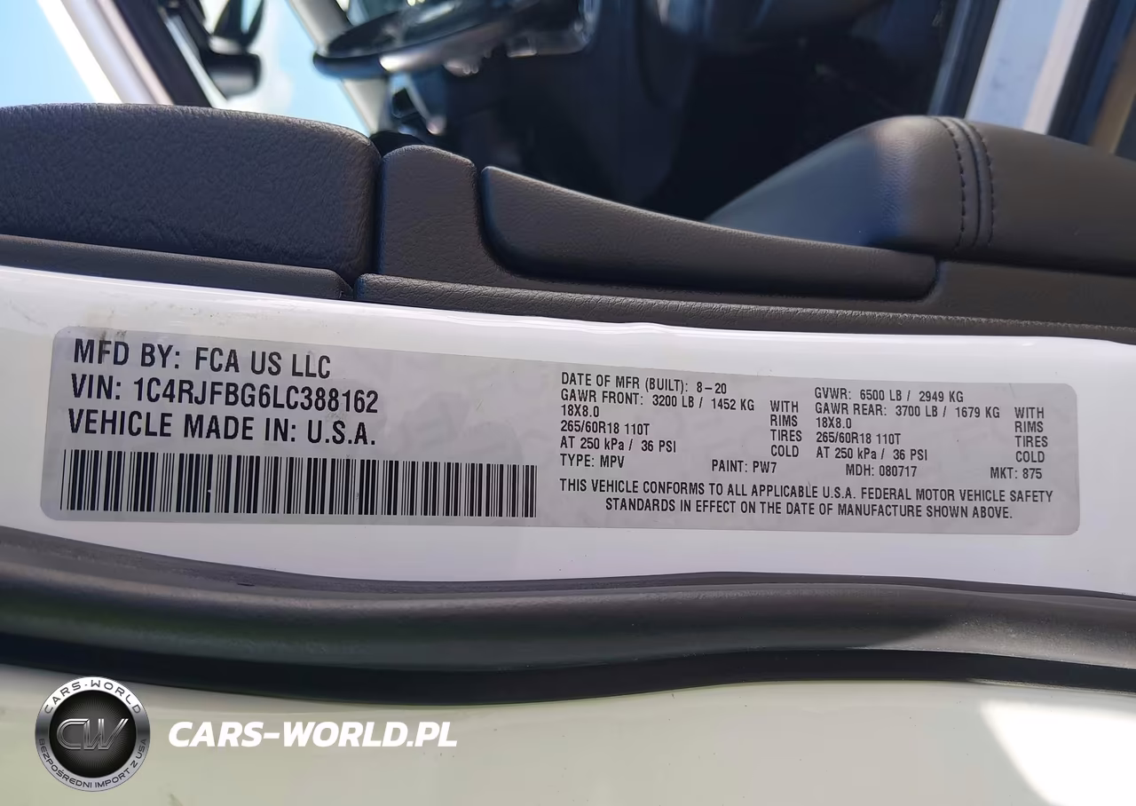 2020 Jeep Grand Cherokee Limited 4X4 VIN:1C4RJFBG6LC388162 - 9