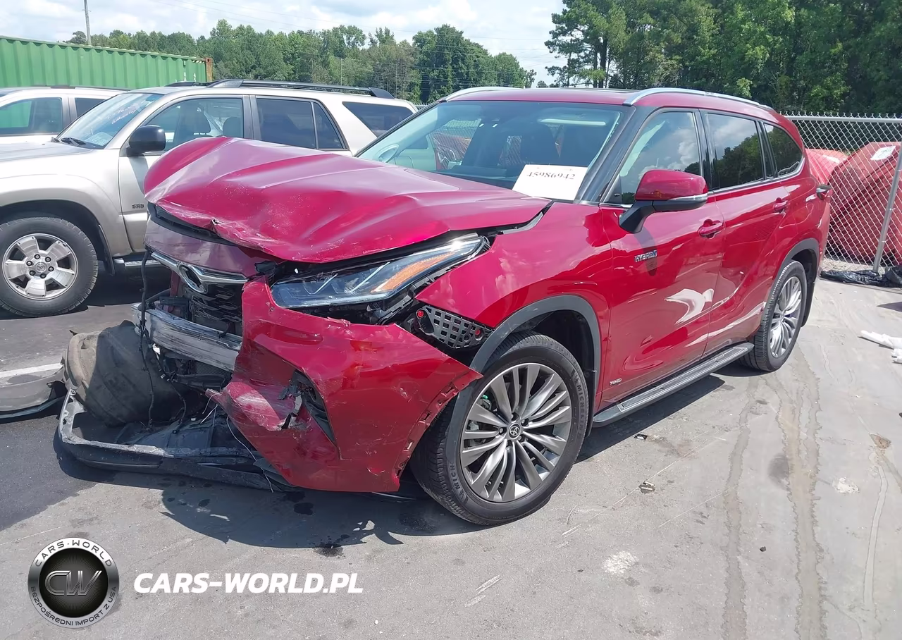2021 Toyota Highlander Hybrid Platinum VIN:5TDEBRCH9MS043423 - 2
