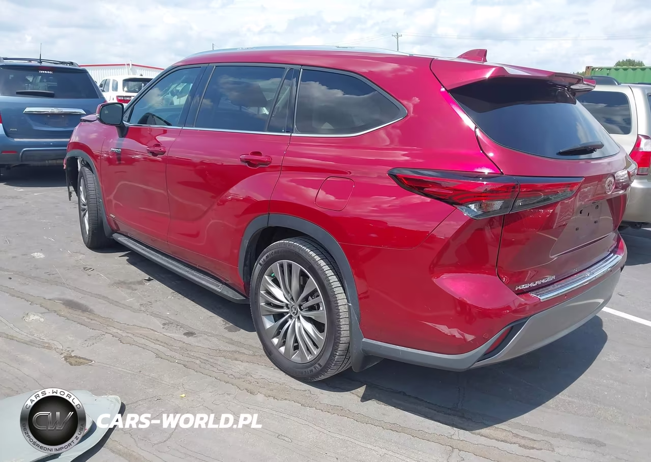2021 Toyota Highlander Hybrid Platinum VIN:5TDEBRCH9MS043423 - 3