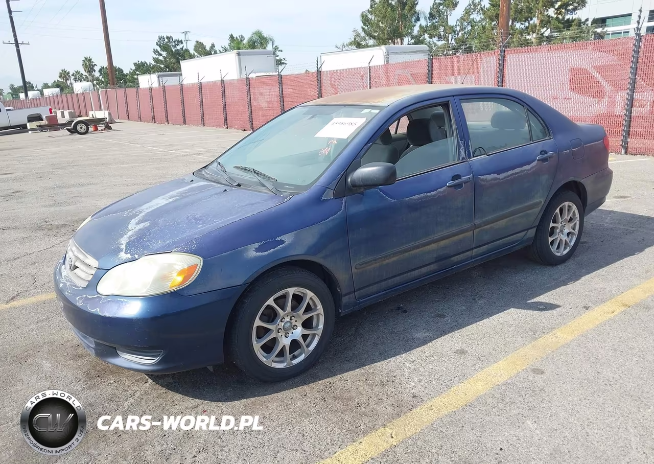 2003 Toyota Corolla Ce VIN:1NXBR32E13Z066168 - 2