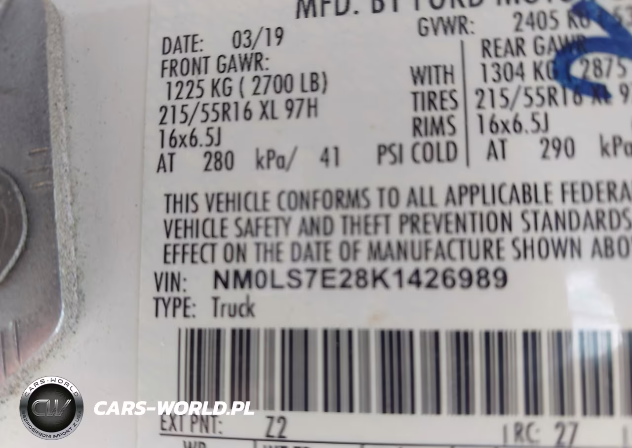 2019 Ford Transit Connect Xl VIN:NM0LS7E28K1426989 - 9