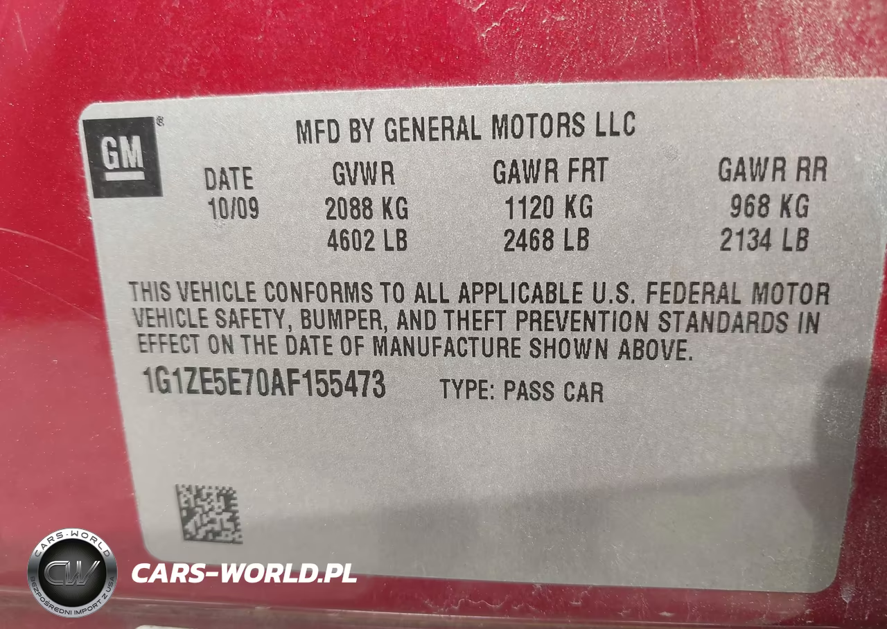 2010 Chevrolet Malibu Ltz VIN:1G1ZE5E70AF155473 - 9