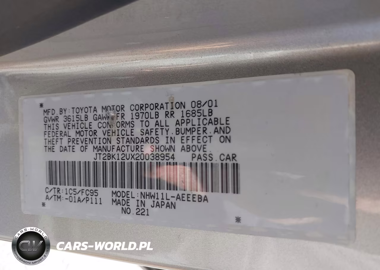 2002 Toyota Prius VIN:JT2BK12UX20038954 - 9