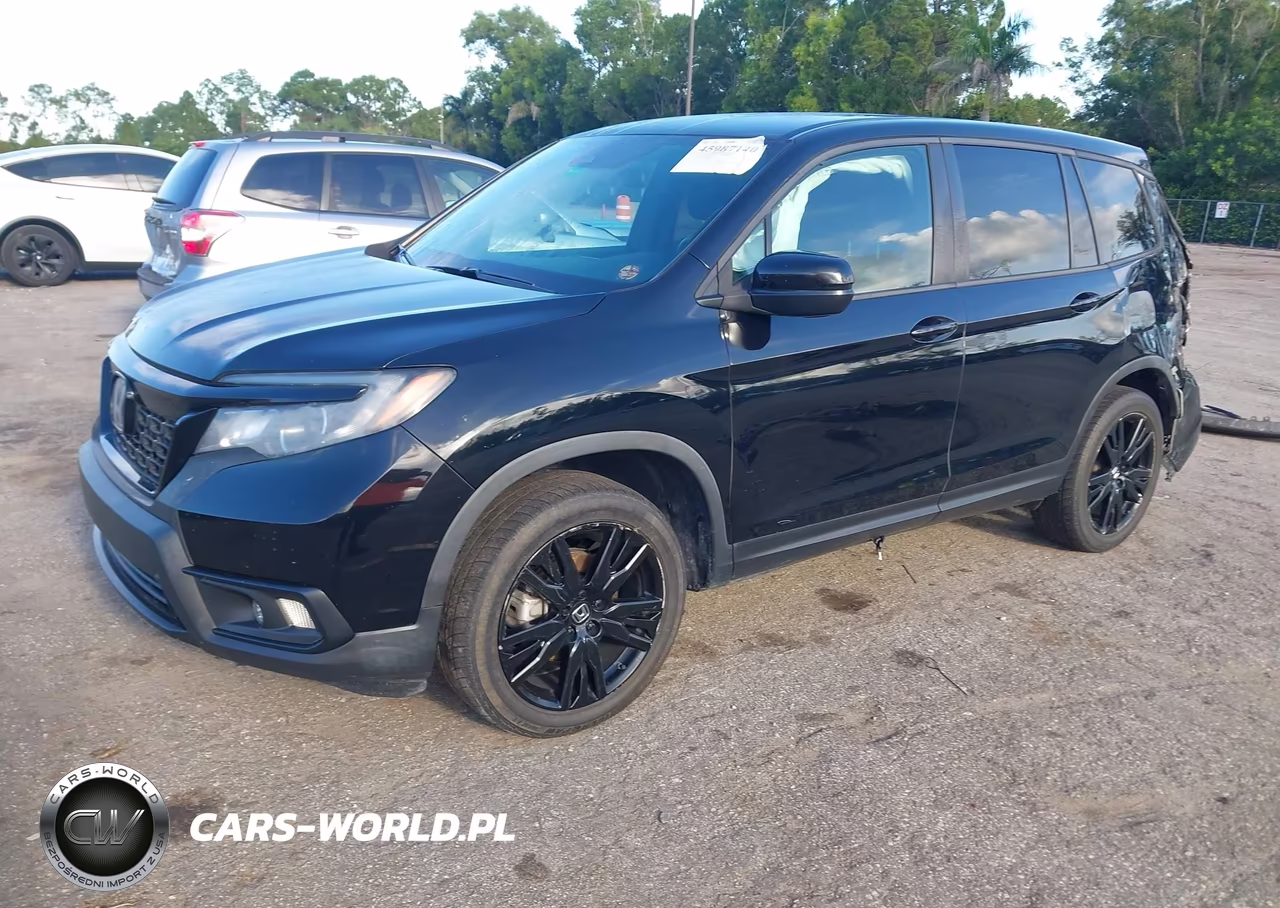2021 Honda Passport Awd Sport VIN:5FNYF8H27MB038581 - 2