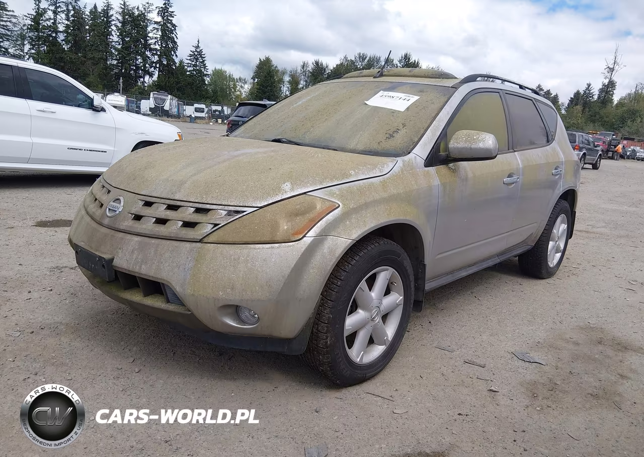 2003 Nissan Murano Se VIN:JN8AZ08W83W226974 - 2