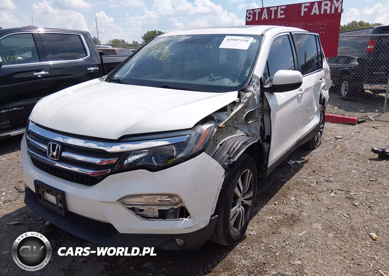 2018 Honda Pilot Ex-L VIN:5FNYF6H54JB029203 - 2