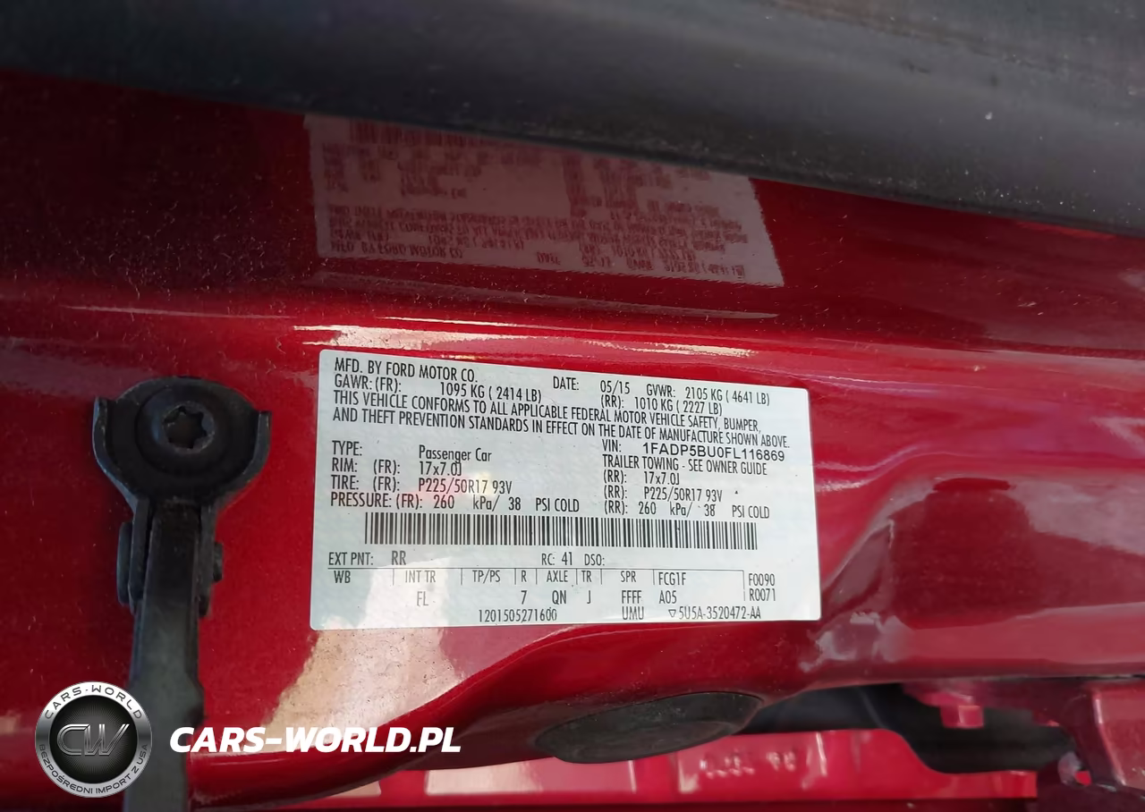 2015 Ford C-Max Hybrid Sel VIN:1FADP5BU0FL116869 - 9