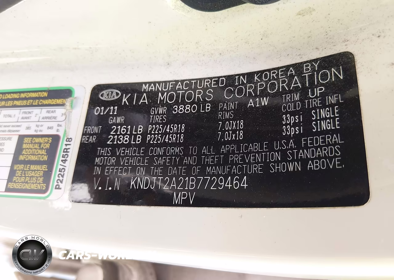 2011 Kia Soul ! VIN:KNDJT2A21B7729464 - 9