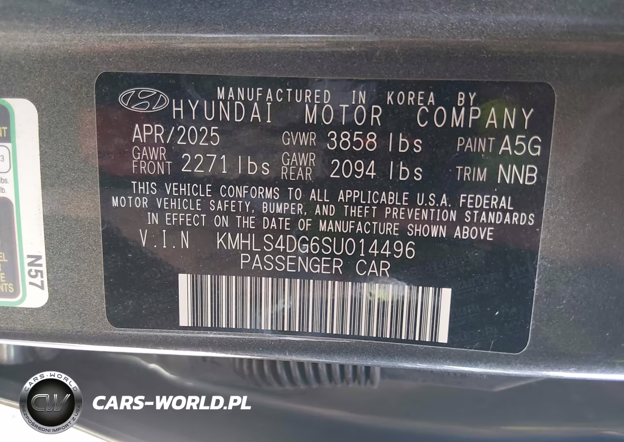2025 Hyundai Elantra Sel Convenience VIN:KMHLS4DG6SU014496 - 9