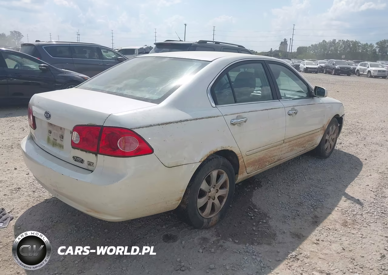 2008 Kia Optima Ex VIN:KNAGE123885229731 - 4