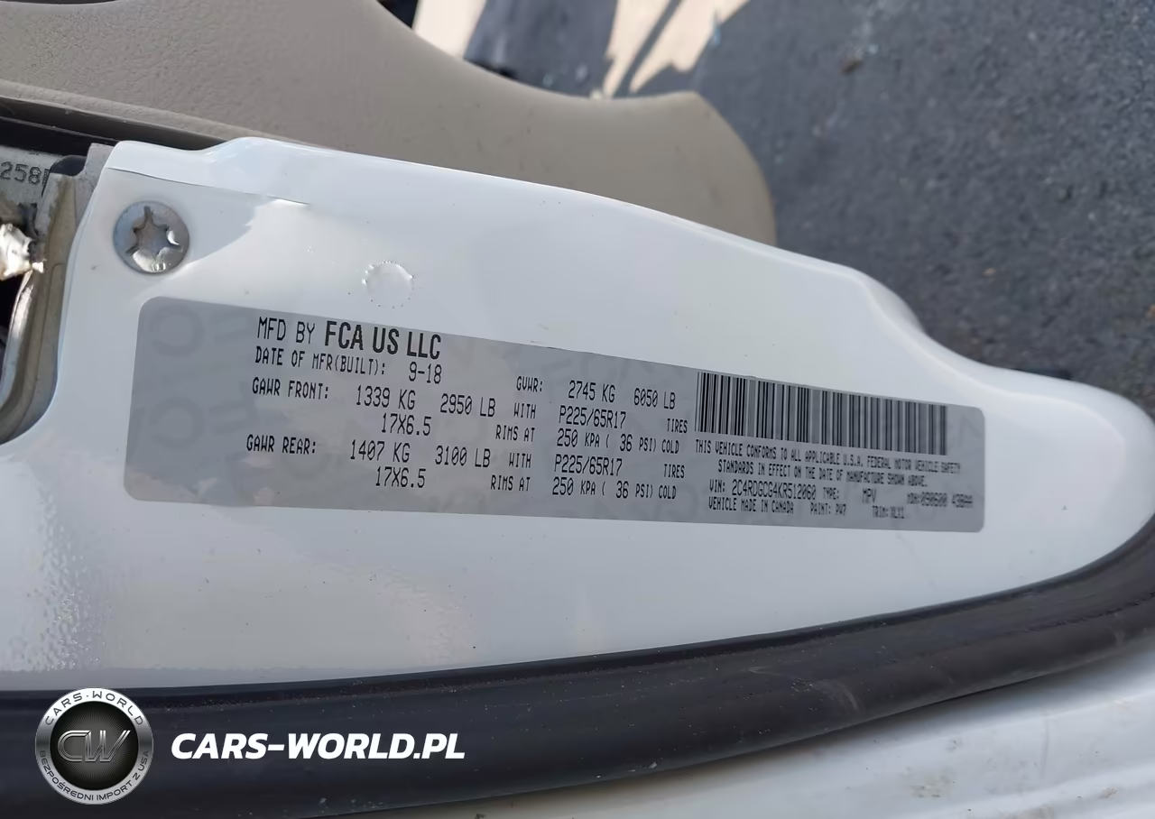 2019 Dodge Grand Caravan Sxt VIN:2C4RDGCG4KR512060 - 8