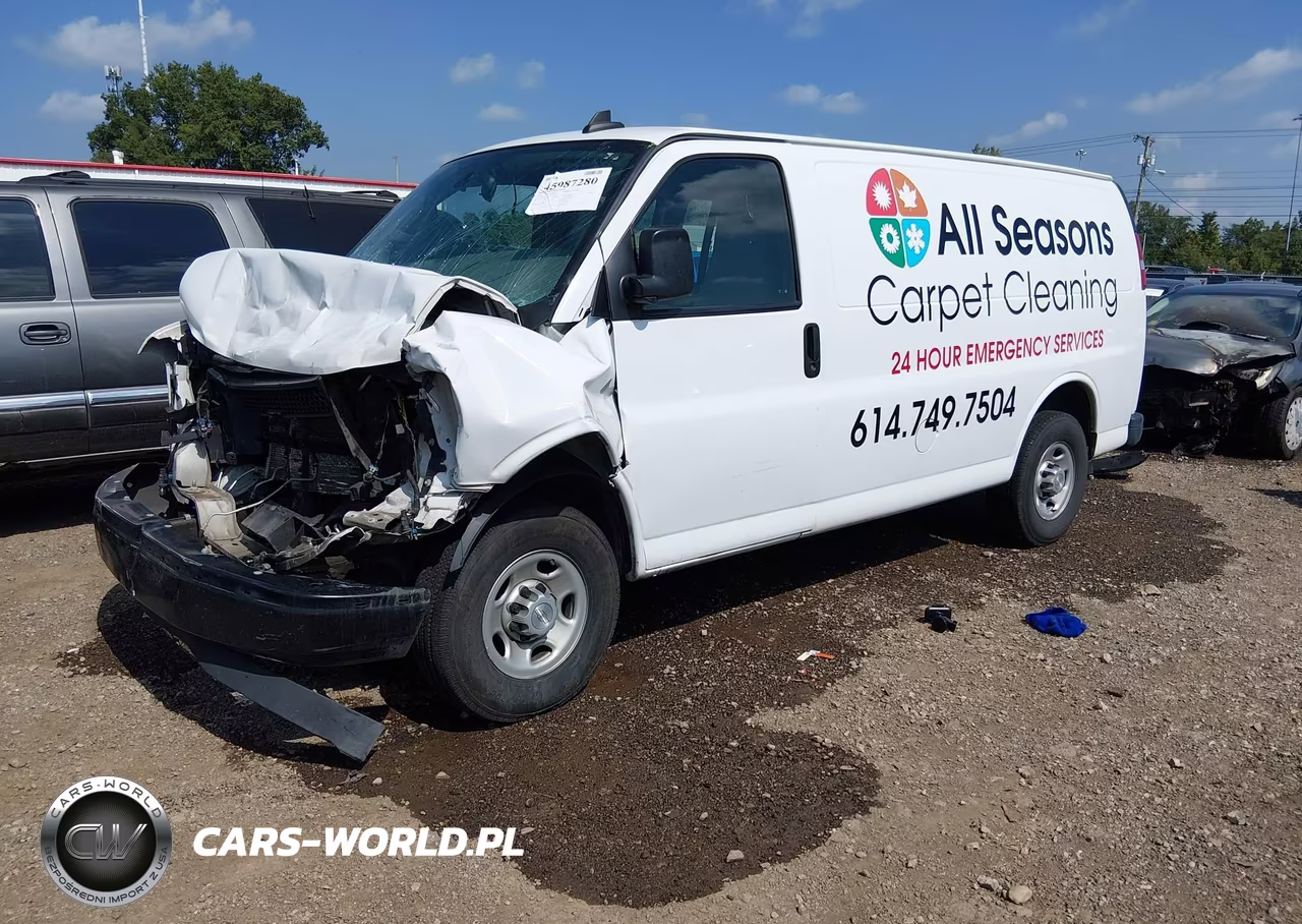 2020 Chevrolet Express Cargo Rwd 2500 Regular Wheelbase Wt VIN:1GCWGAFG1L1176876 - 2