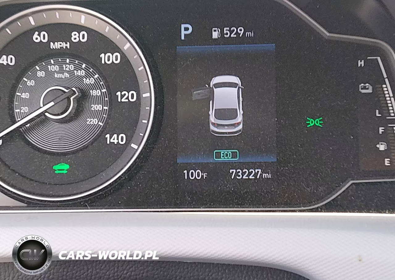 2020 Hyundai Ioniq Hybrid Blue VIN:KMHC65LC4LU219115 - 15