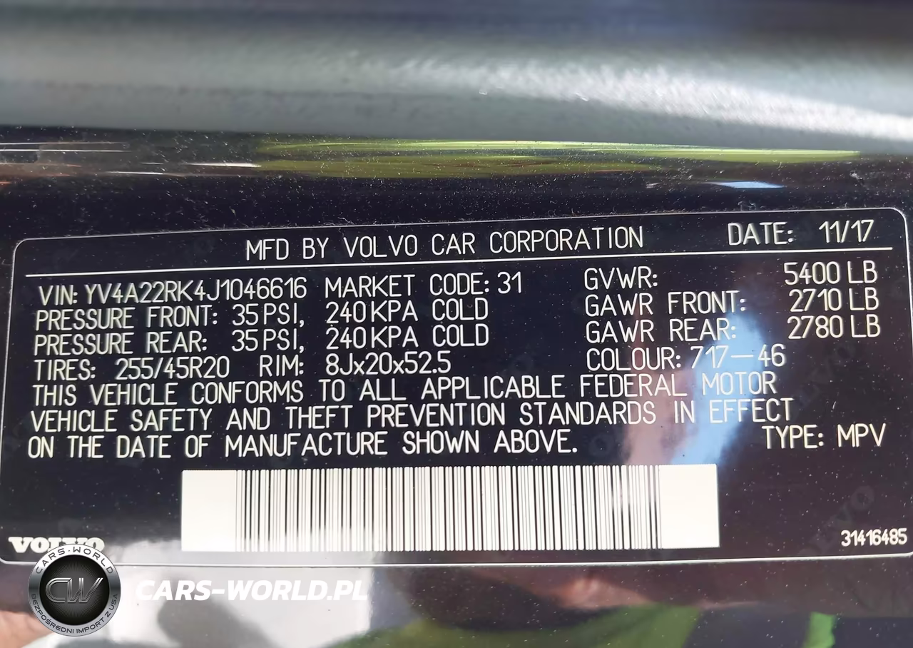 2018 Volvo Xc60 T6 Momentum VIN:YV4A22RK4J1046616 - 9