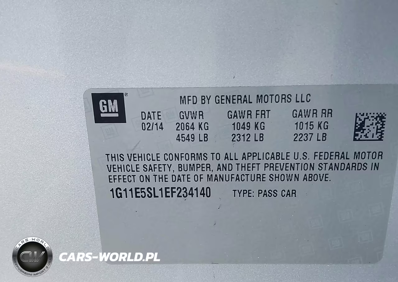 2014 Chevrolet Malibu 2Lt VIN:1G11E5SL1EF234140 - 9