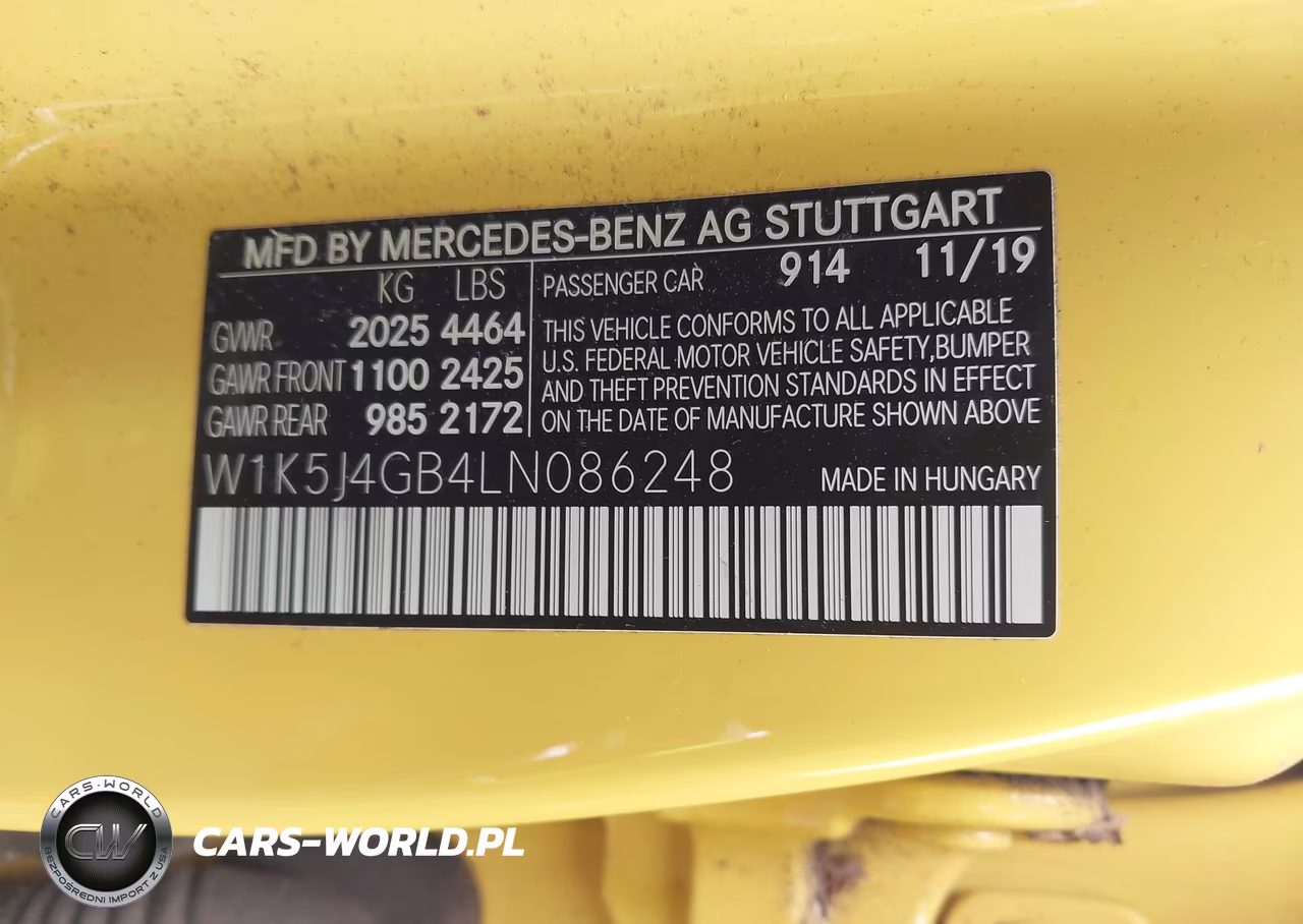 2020 Mercedes-Benz Cla 250 VIN:W1K5J4GB4LN086248 - 9