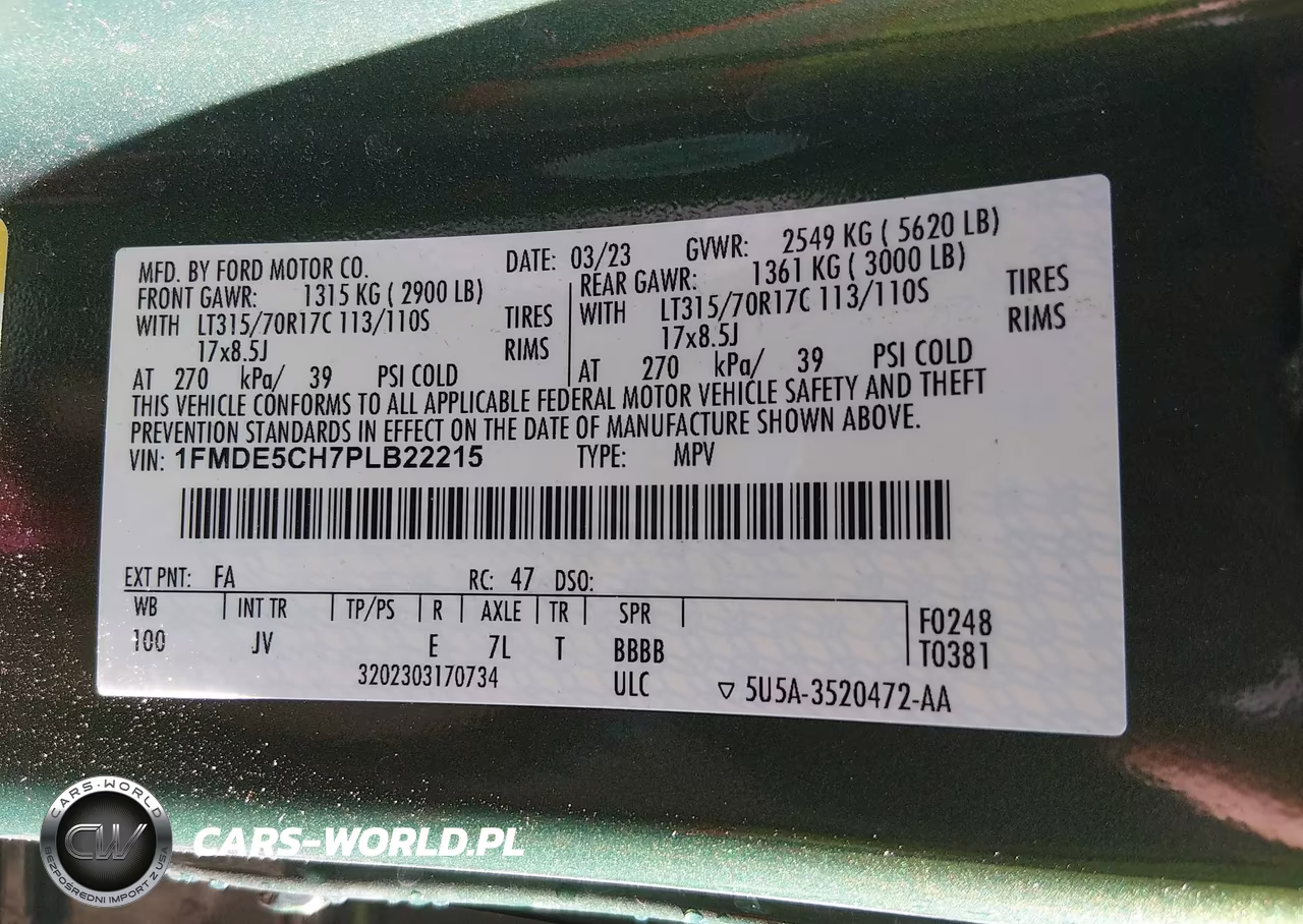 2023 Ford Bronco Outer Banks VIN:1FMDE5CH7PLB22215 - 9