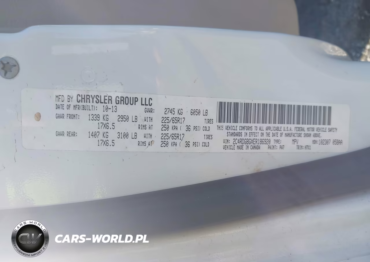 2014 Dodge Grand Caravan American Value Pkg VIN:2C4RDGBGXER186920 - 9