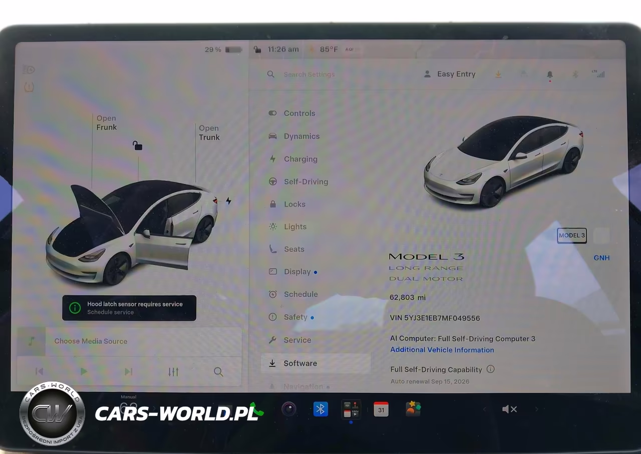 2021 Tesla Model 3 Long Range Dual Motor All-Wheel Drive VIN:5YJ3E1EB7MF049556 - 7