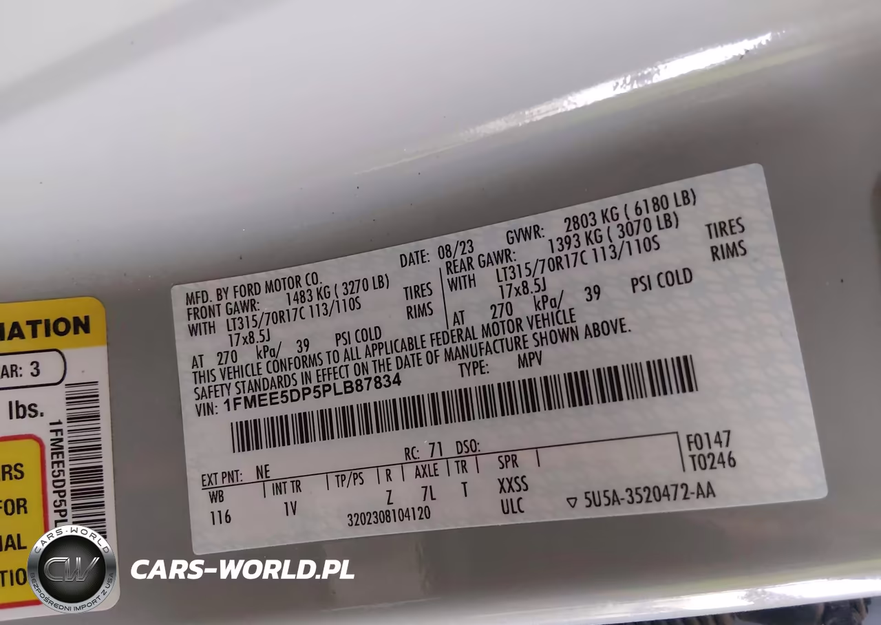 2023 Ford Bronco Badlands VIN:1FMEE5DP5PLB87834 - 9