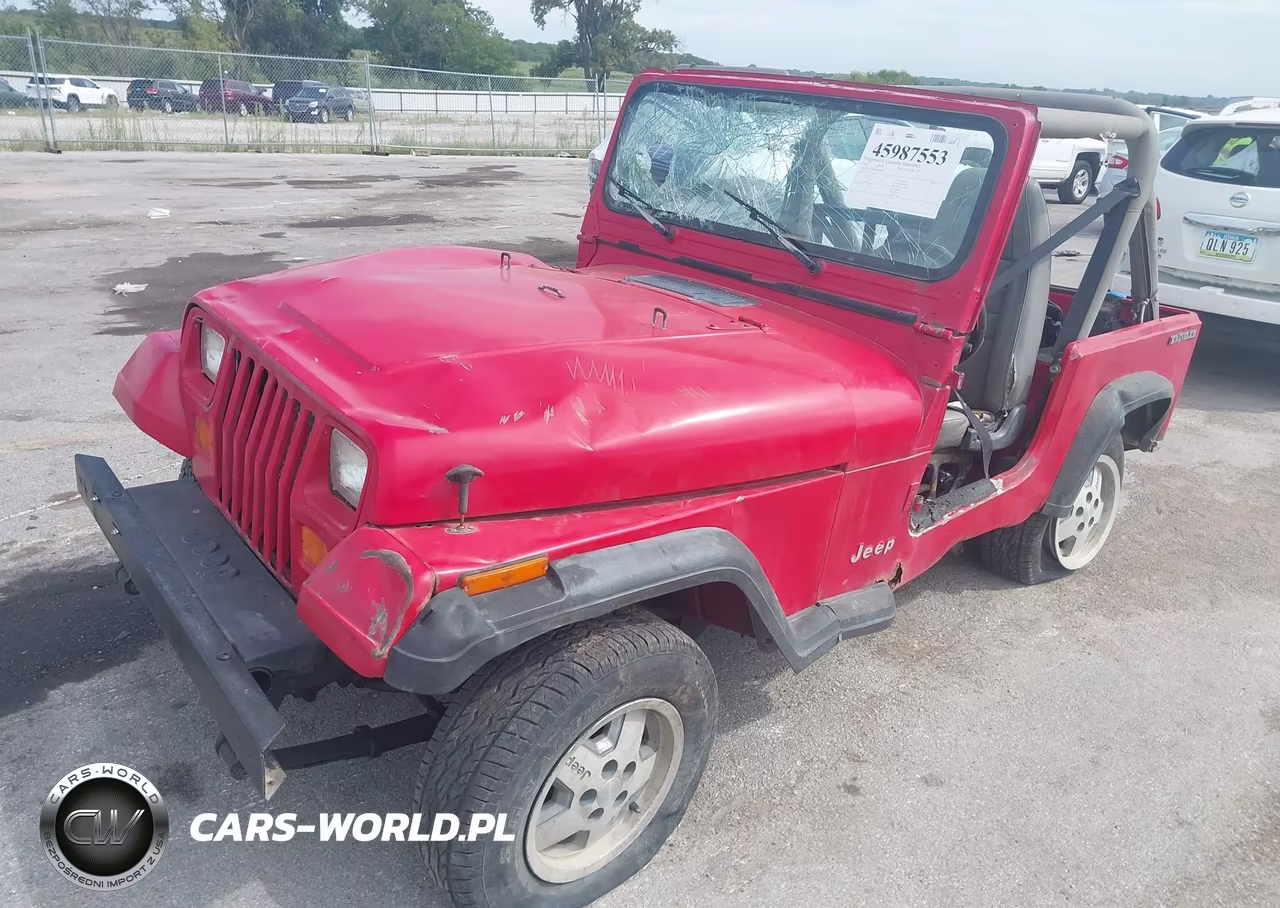 1991 Jeep Wrangler - Yj S VIN:2J4FY19PXMJ104928 - 2