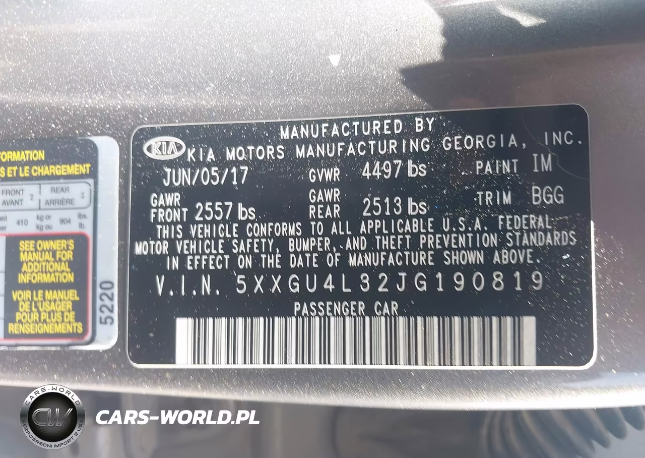 2018 Kia Optima Ex VIN:5XXGU4L32JG190819 - 9
