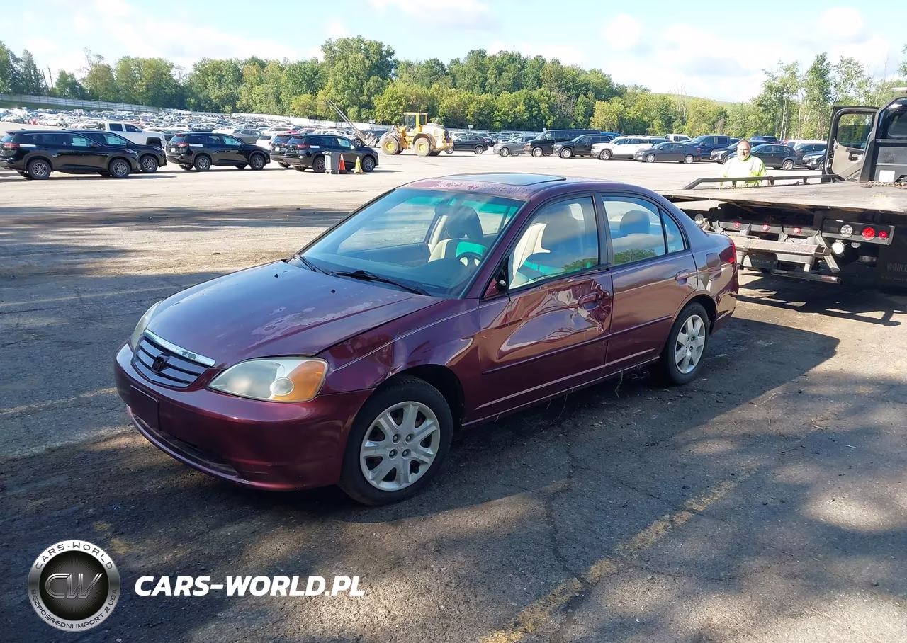 2003 Honda Civic Ex VIN:2HGES26733H575467 - 2