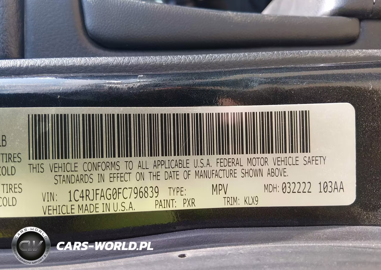 2015 Jeep Grand Cherokee Altitude VIN:1C4RJFAG0FC796839 - 9