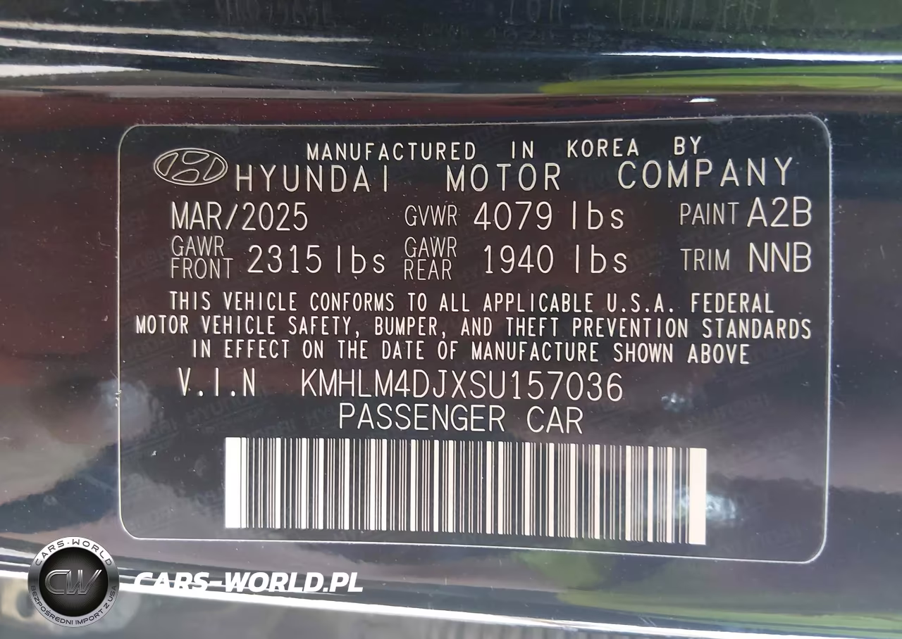 2025 Hyundai Elantra Hybrid Sel Sport VIN:KMHLM4DJXSU157036 - 9