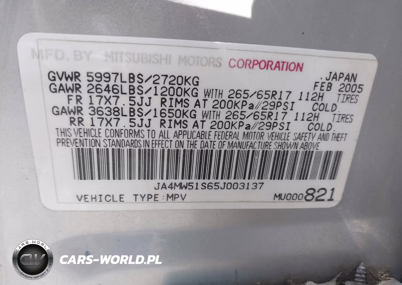 2005 Mitsubishi Montero Limited VIN:JA4MW51S65J003137 - 9