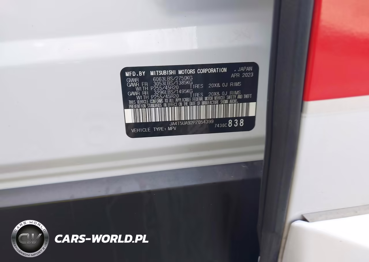 2023 Mitsubishi Outlander Phev Ralliart S-Awc VIN:JA4T5UA92PZ054399 - 16