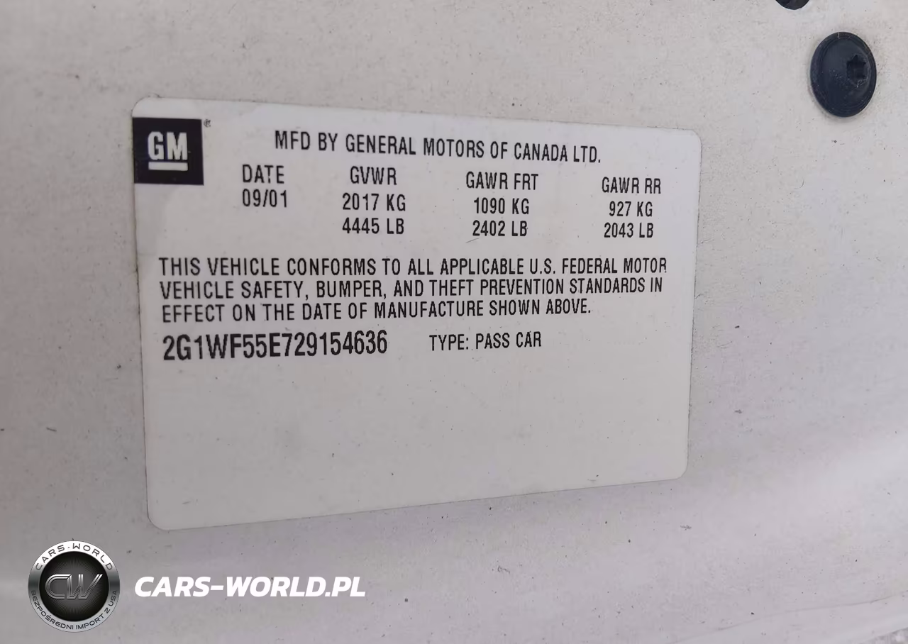 2002 Chevrolet Impala VIN:2G1WF55E729154636 - 9