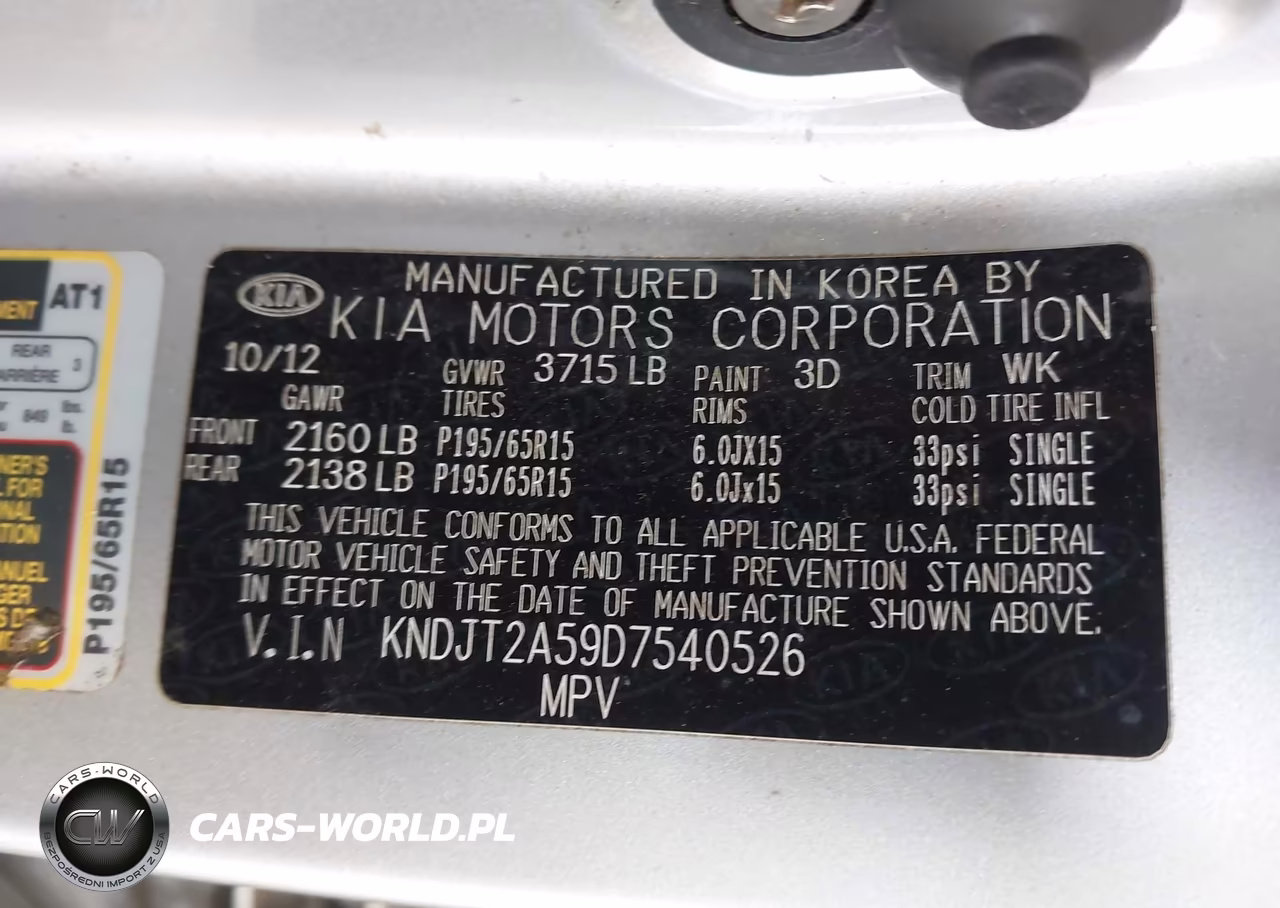 2013 Kia Soul VIN:KNDJT2A59D7540526 - 9