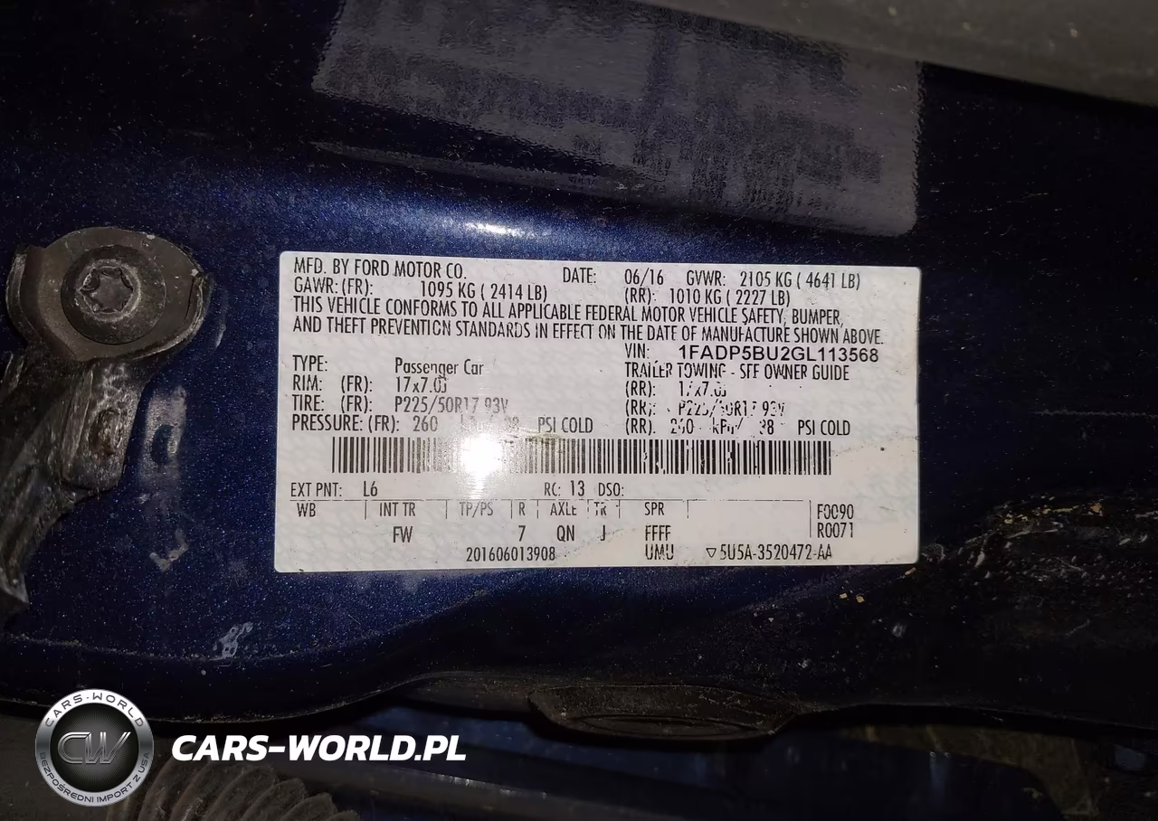 2016 Ford C-Max Hybrid Sel VIN:1FADP5BU2GL113568 - 9