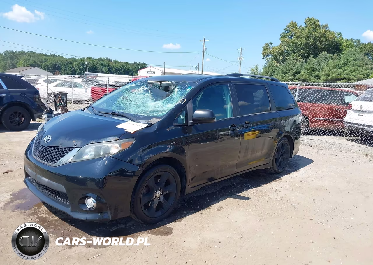 2012 Toyota Sienna Se 8 Passenger VIN:5TDXK3DC1CS213295 - 2