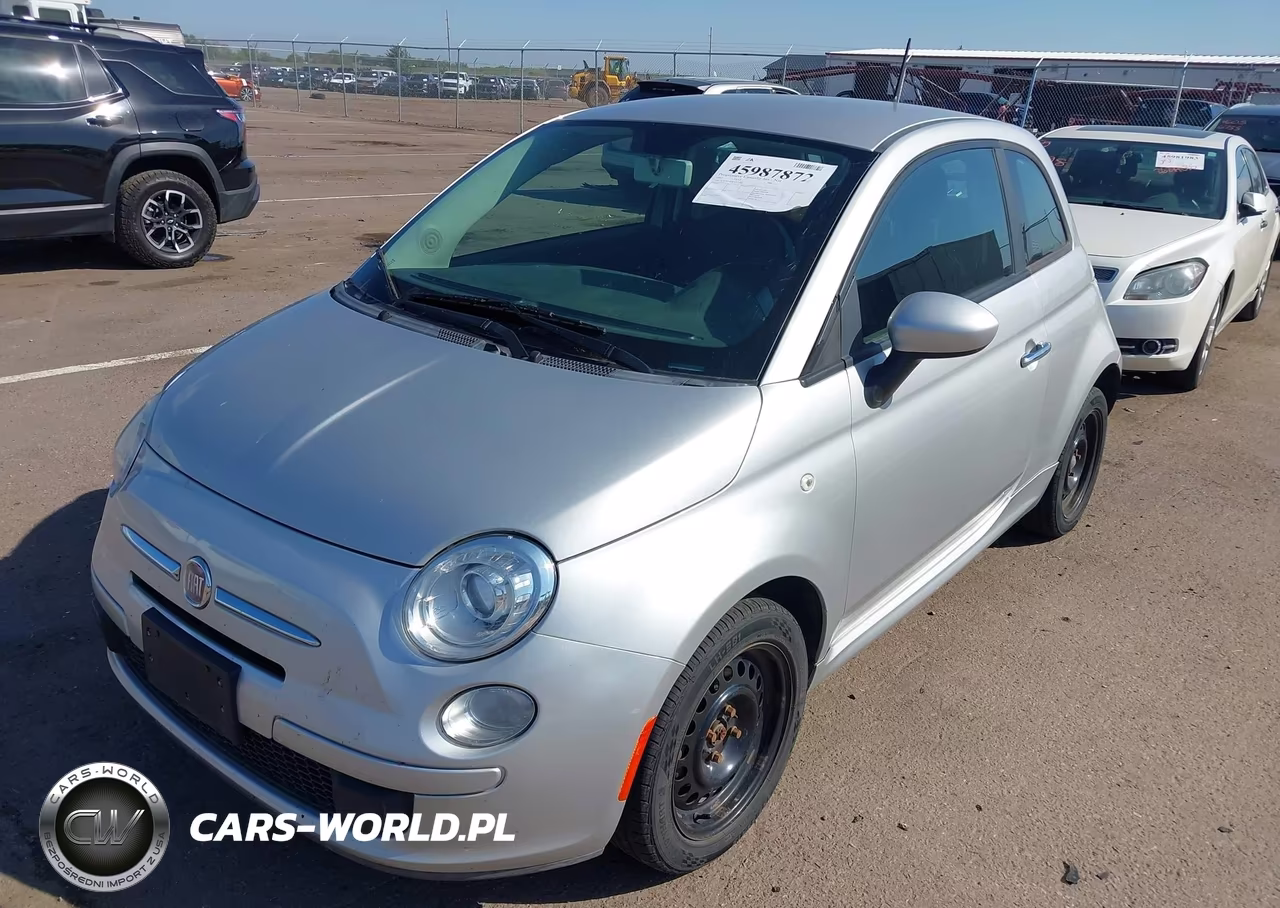 2012 Fiat 500 Pop VIN:3C3CFFAR3CT351668 - 2