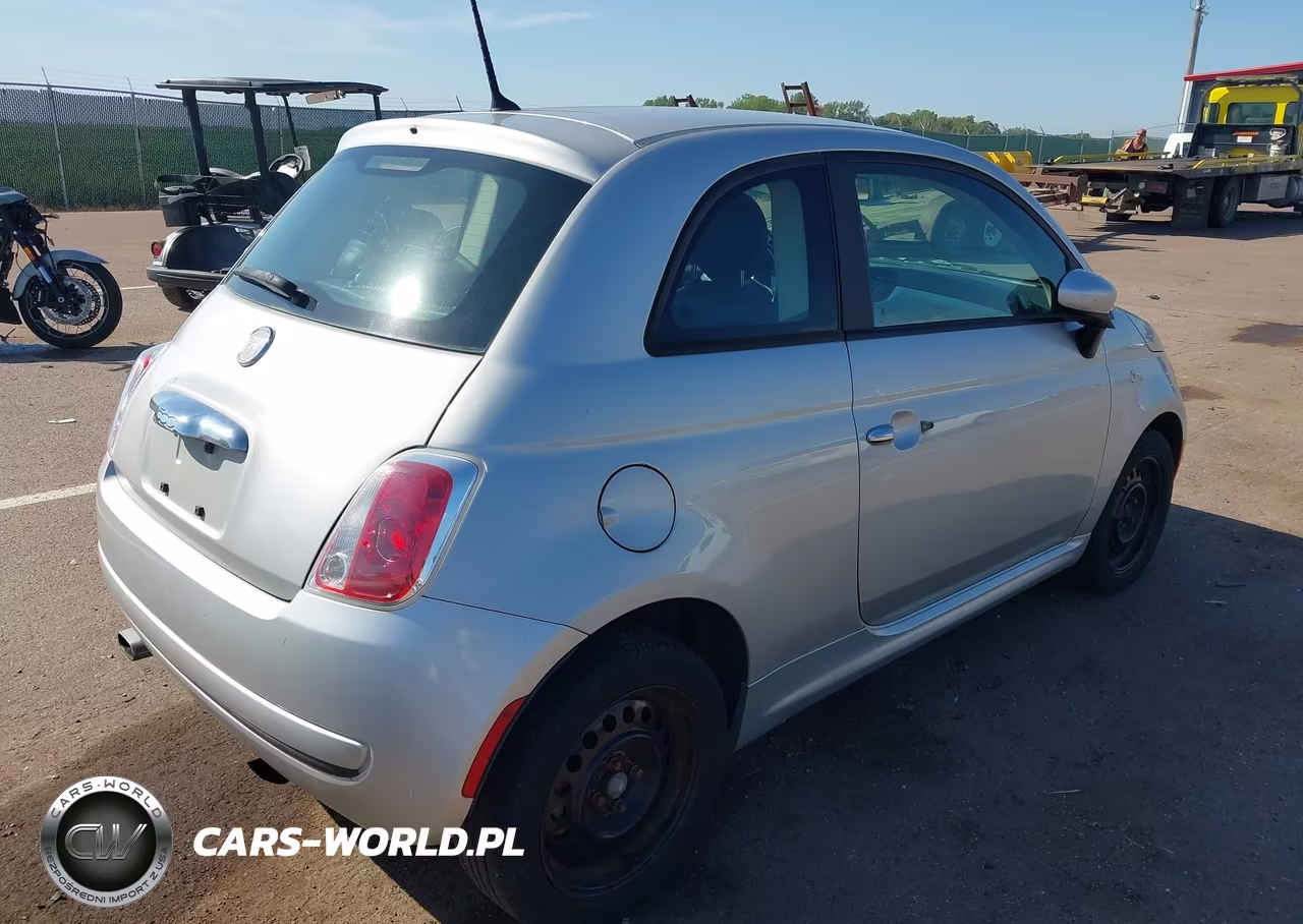 2012 Fiat 500 Pop VIN:3C3CFFAR3CT351668 - 4