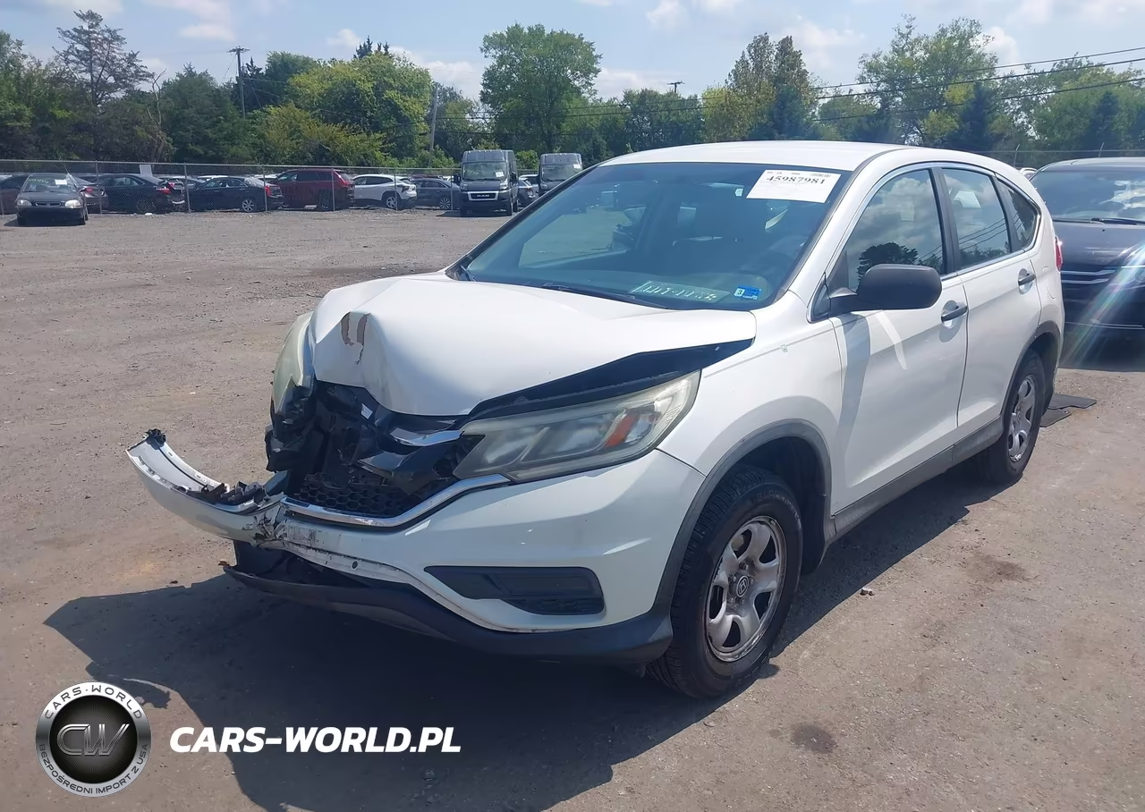 2015 Honda Cr-V Lx VIN:5J6RM4H35FL028556 - 2