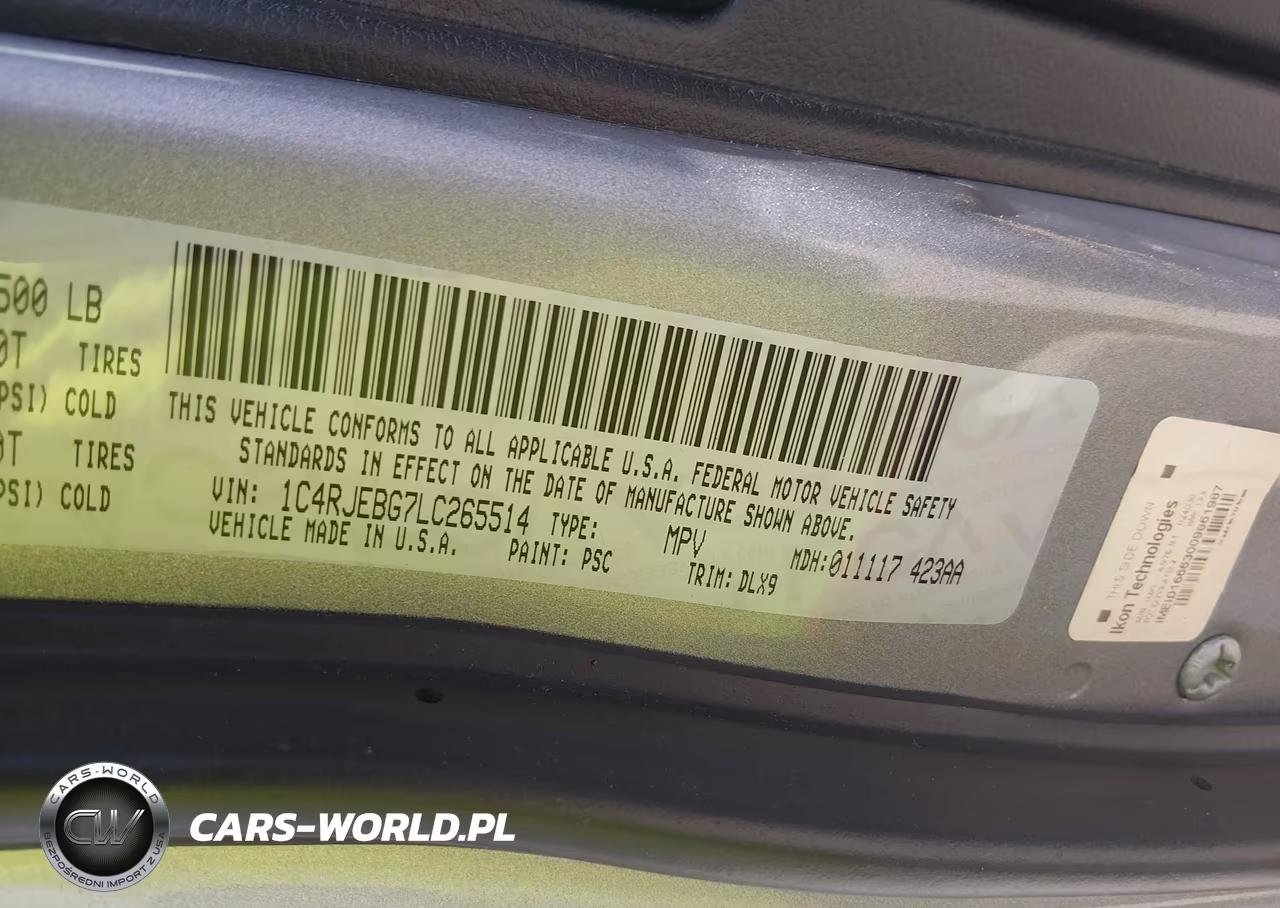 2020 Jeep Grand Cherokee Limited 4X2 VIN:1C4RJEBG7LC265514 - 9
