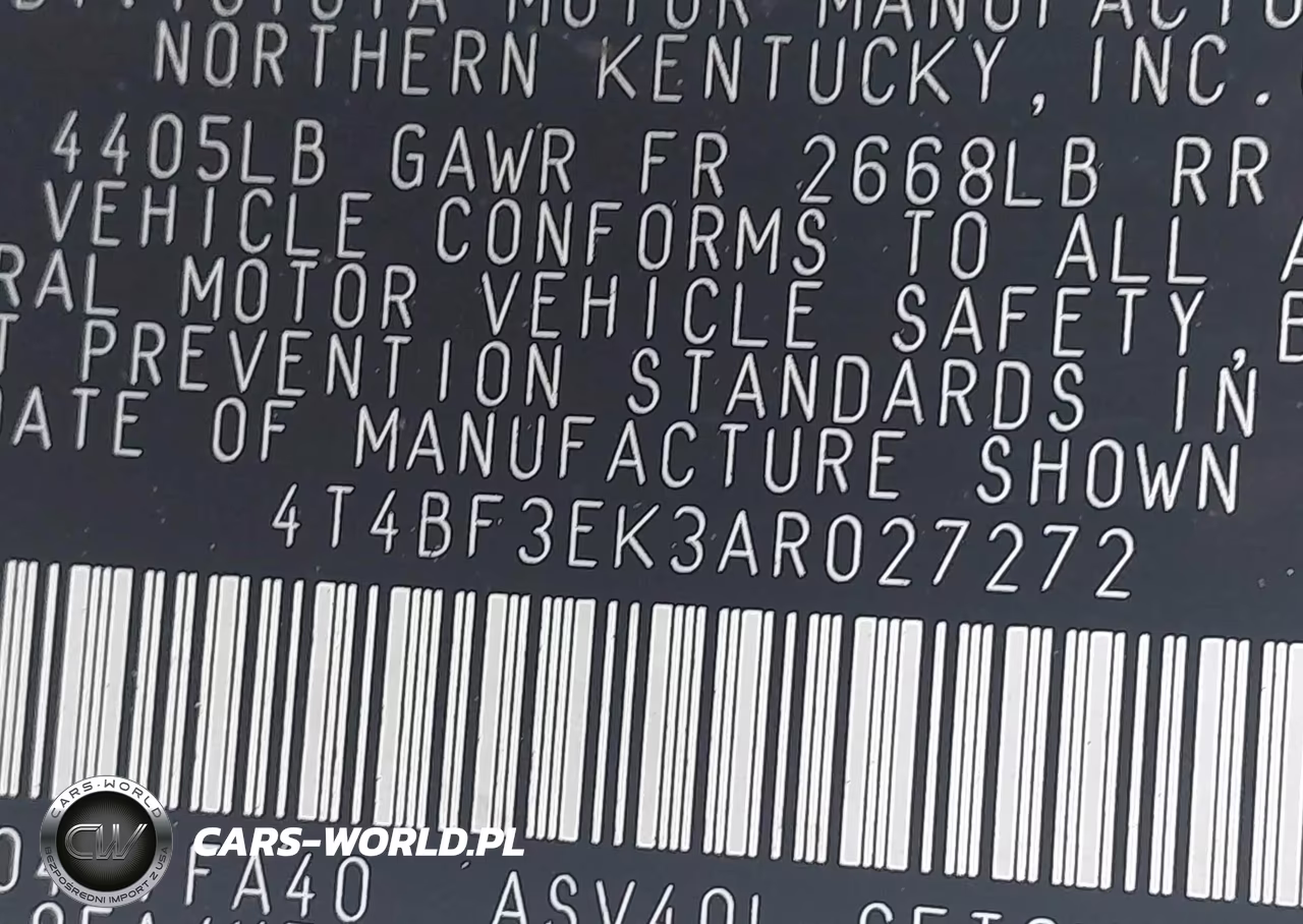 2010 Toyota Camry Xle VIN:4T4BF3EK3AR027272 - 9