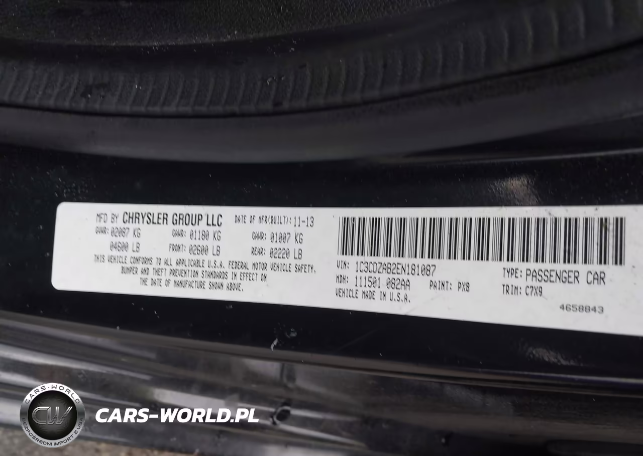 2014 Dodge Avenger Se VIN:1C3CDZAB2EN181087 - 9