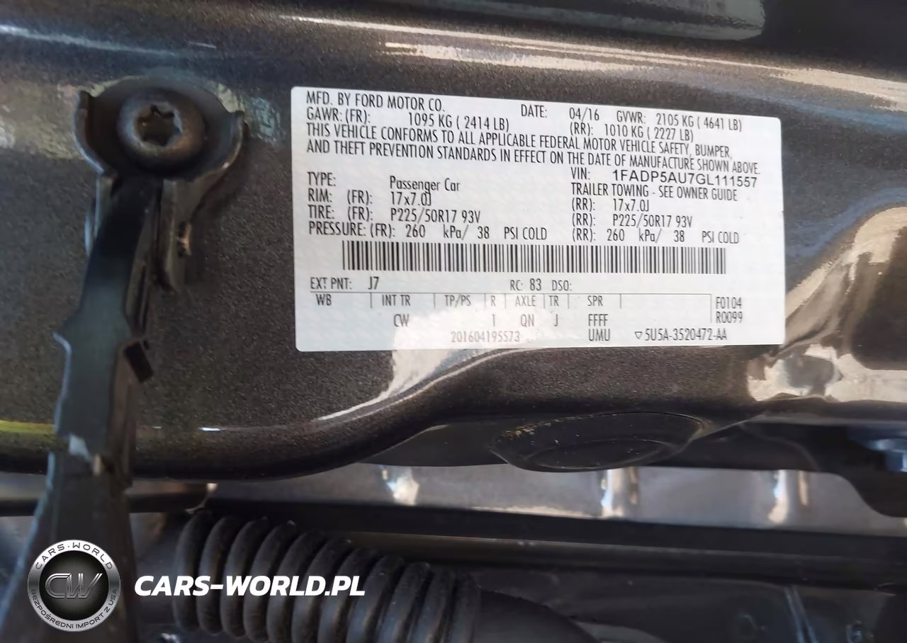 2016 Ford C-Max Hybrid Se VIN:1FADP5AU7GL111557 - 9