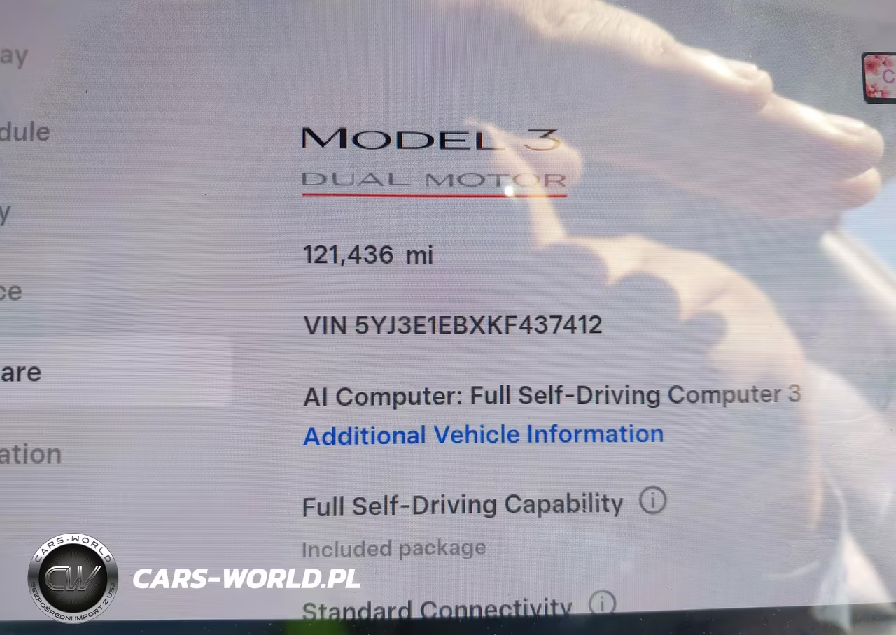 2019 Tesla Model 3 Long Range-Performance VIN:5YJ3E1EBXKF437412 - 7