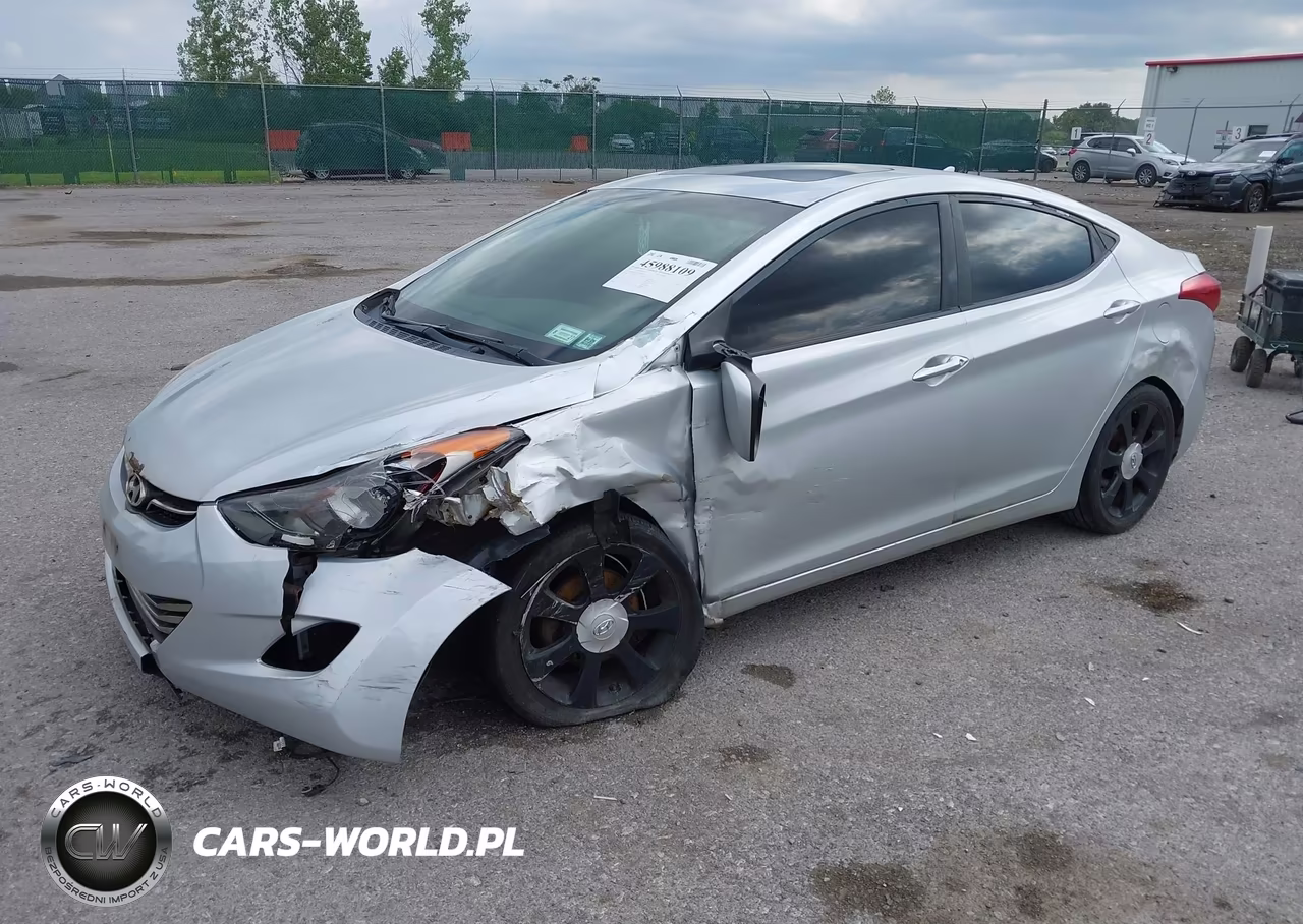 2013 Hyundai Elantra Limited VIN:KMHDH4AE9DU888348 - 2