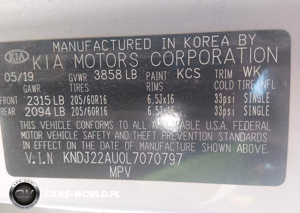 2020 Kia Soul Lx VIN:KNDJ22AU0L7070797 - 9