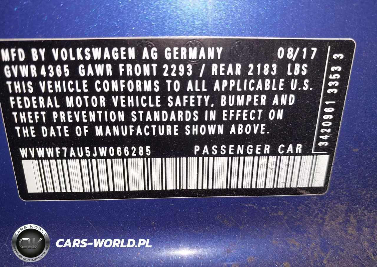2018 Volkswagen Golf R 2.0T W-Dcc Navigation VIN:WVWWF7AU5JW066285 - 9