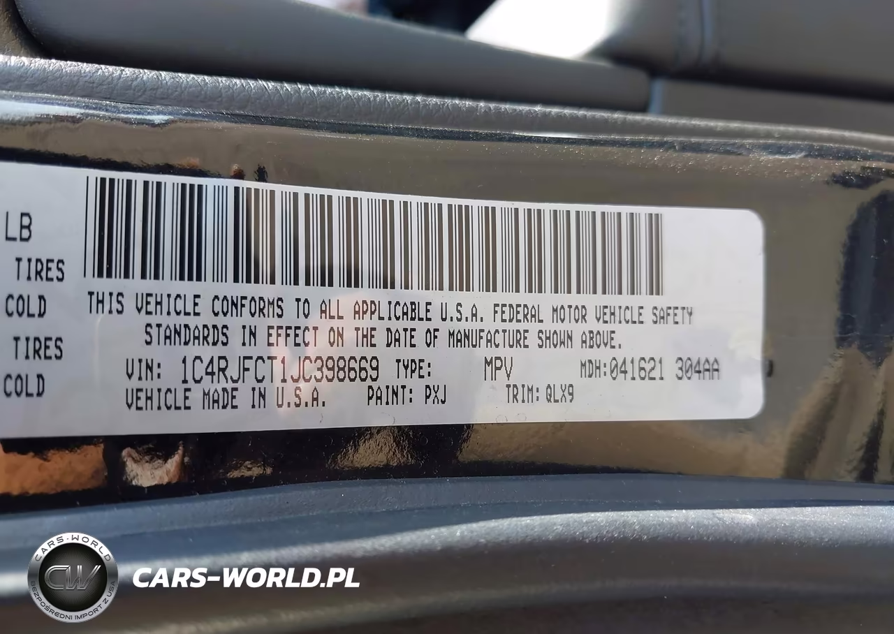 2018 Jeep Grand Cherokee High Altitude 4X4 VIN:1C4RJFCT1JC398669 - 9